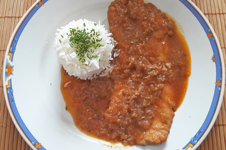 Zwiebelschnitzel