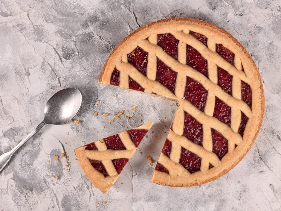 M&uuml;rbe Linzertorte