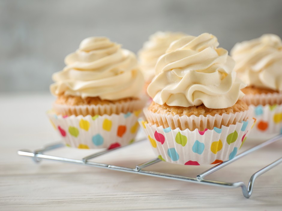 Cupcakes mit Vanillebuttercreme