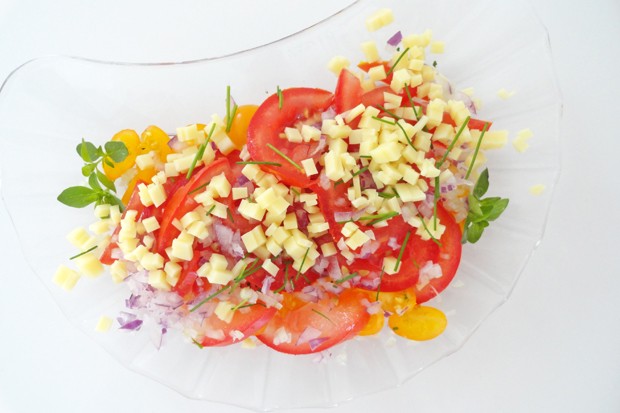 Tomatensalat mit Goudette
