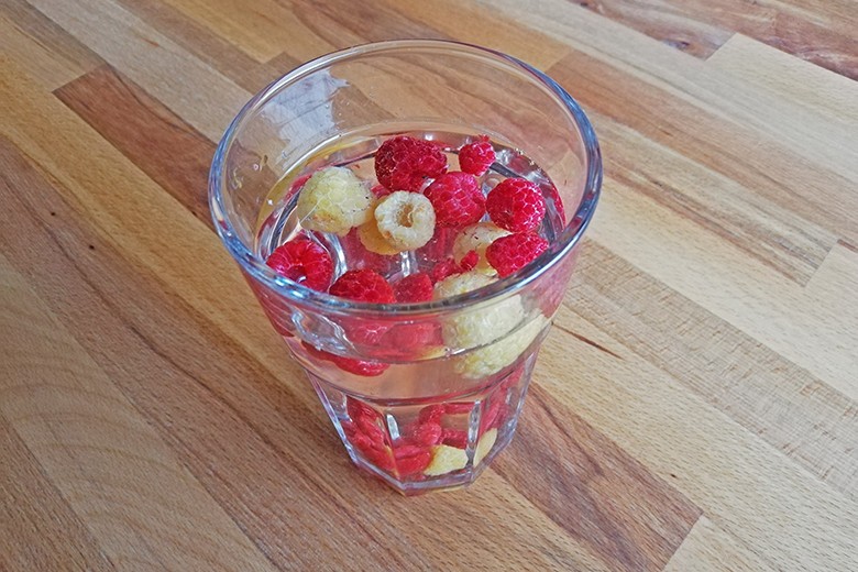 Detox Himbeerwasser