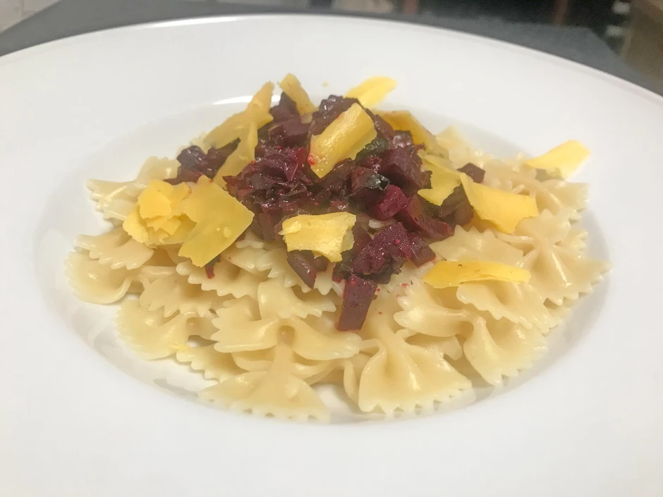 Farfalle mit Roten R&uuml;ben