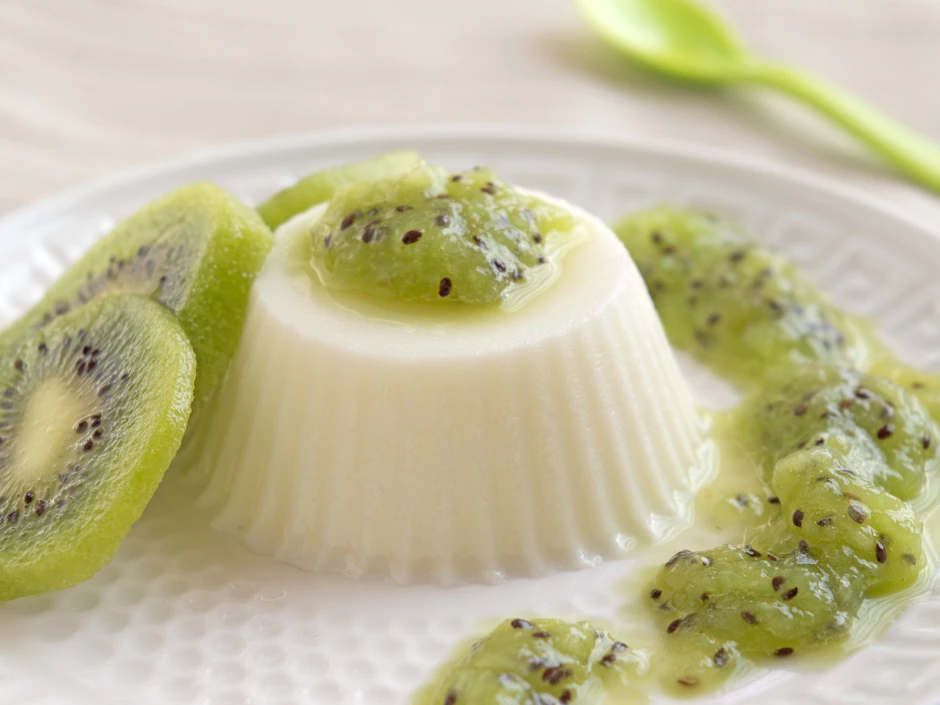 Kiwi Panna Cotta