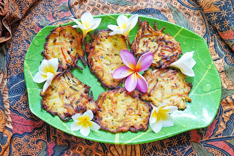 Exotische Zucchini-Kartoffelpuffer