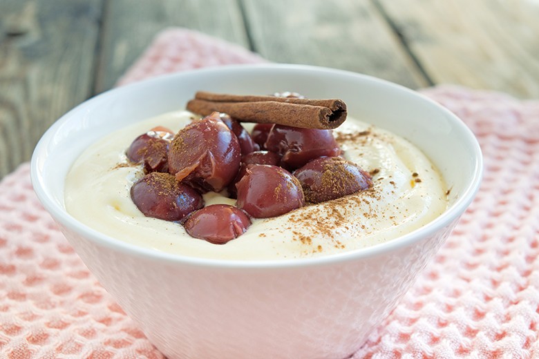 Kirschcreme mit Zimt