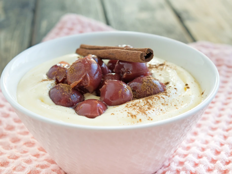 Kirschcreme mit Zimt