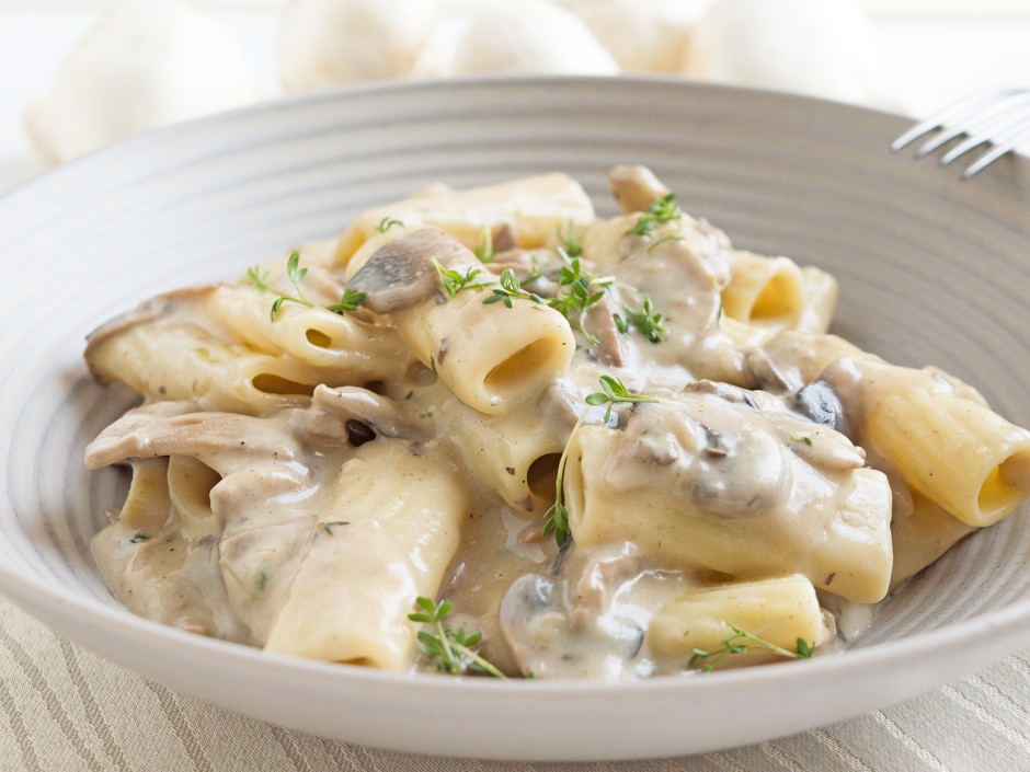 Nudeln in Portweinsauce