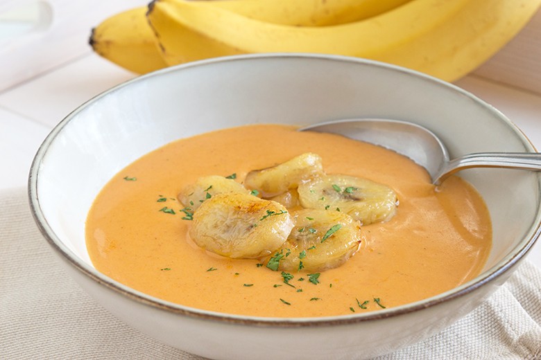 Bananensuppe mit Chili
