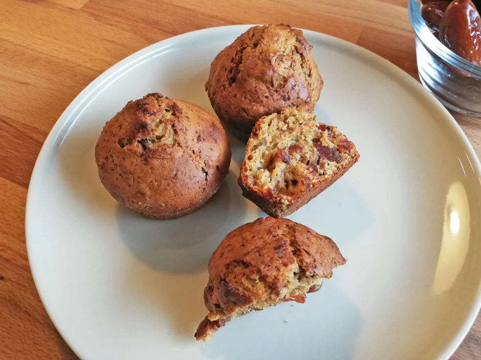Karotten Dattel Muffins