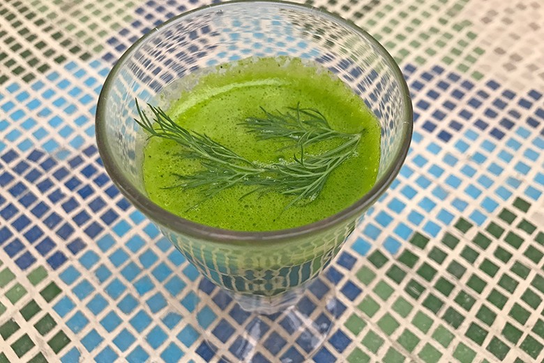 Dill-Zitronen-Shot