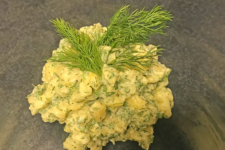 Erdäpfel in Dillrahm