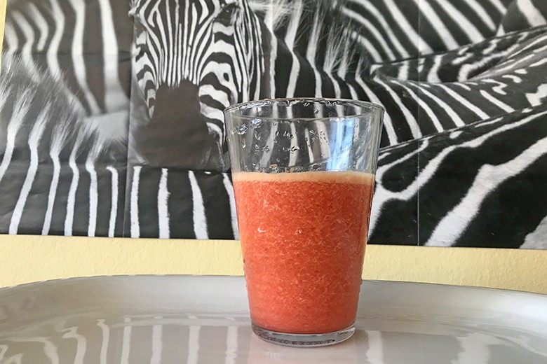 Ingwer-Blutorangen-Saft