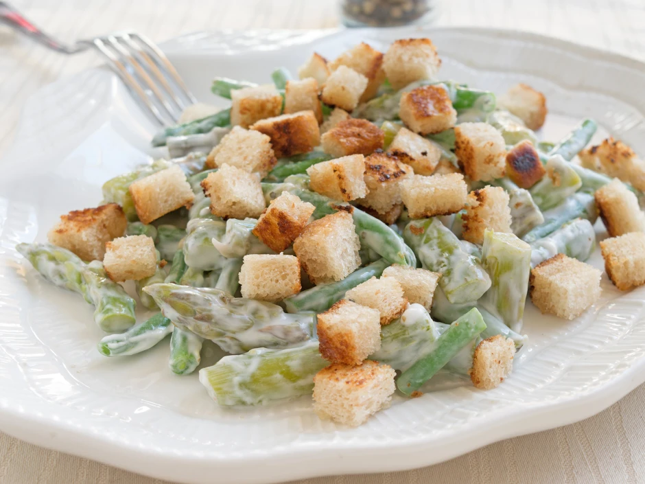 Spargel und Fisolen
