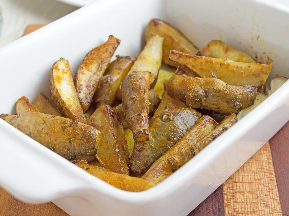 Topinambursticks mit Curry