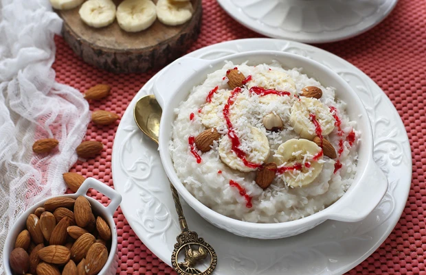Süsses Milchreis-Curry mit Banane