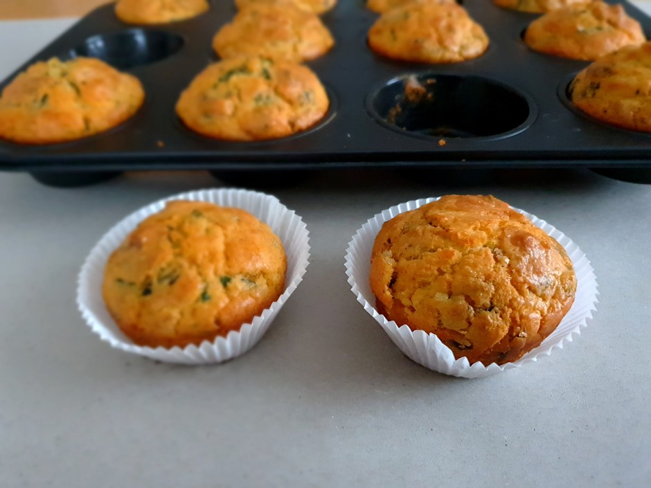Pikante Bärlauchmuffins
