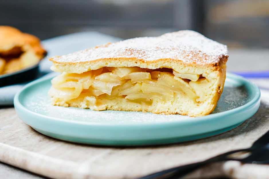 Apfelkuchen mit Mürbteig