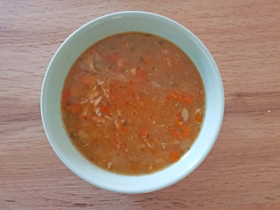 pikante Hühnersuppe