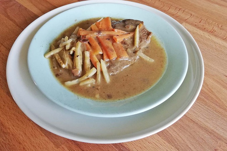 Rindsschnitzel natur