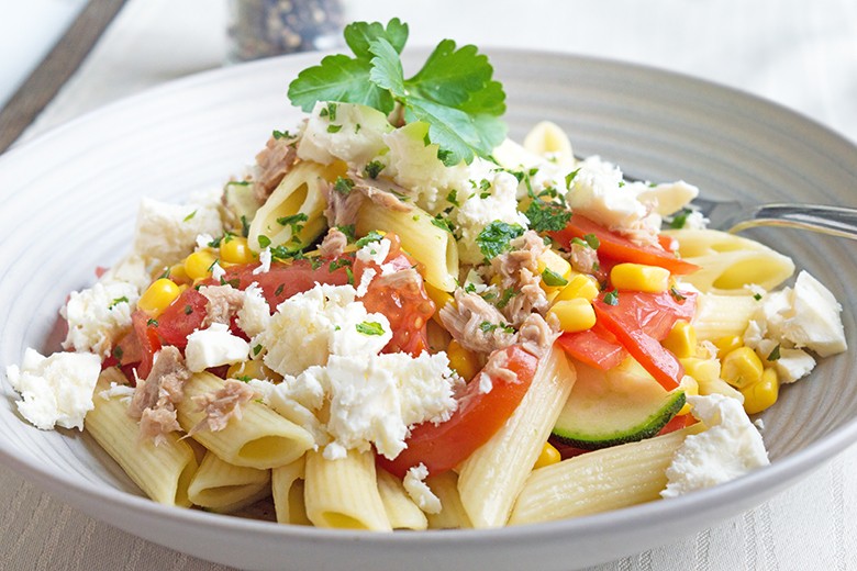 Thunfisch-Paradeiserpfanne