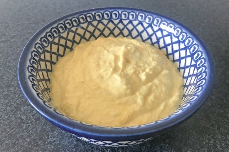 Erdäpfel-Knoblauch-Soße