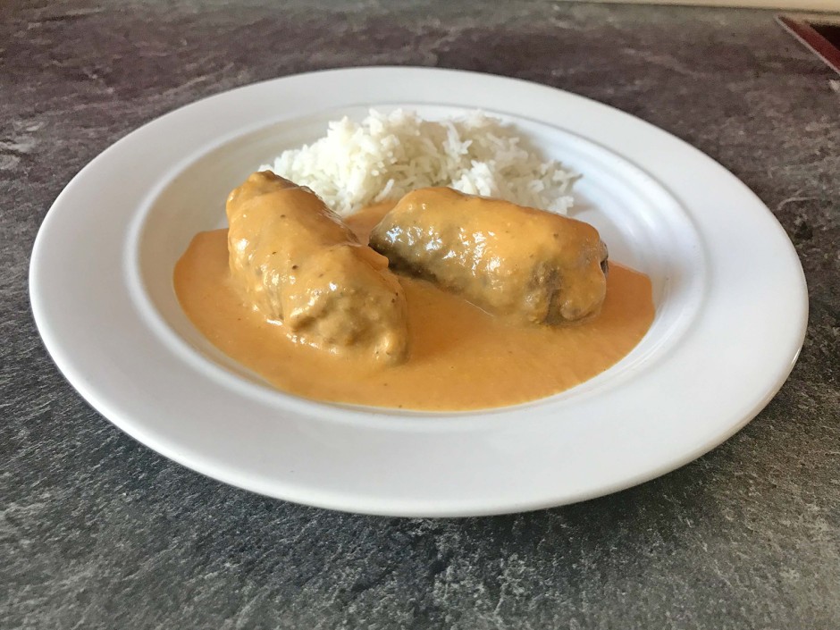 Rouladen in Rahmsoße