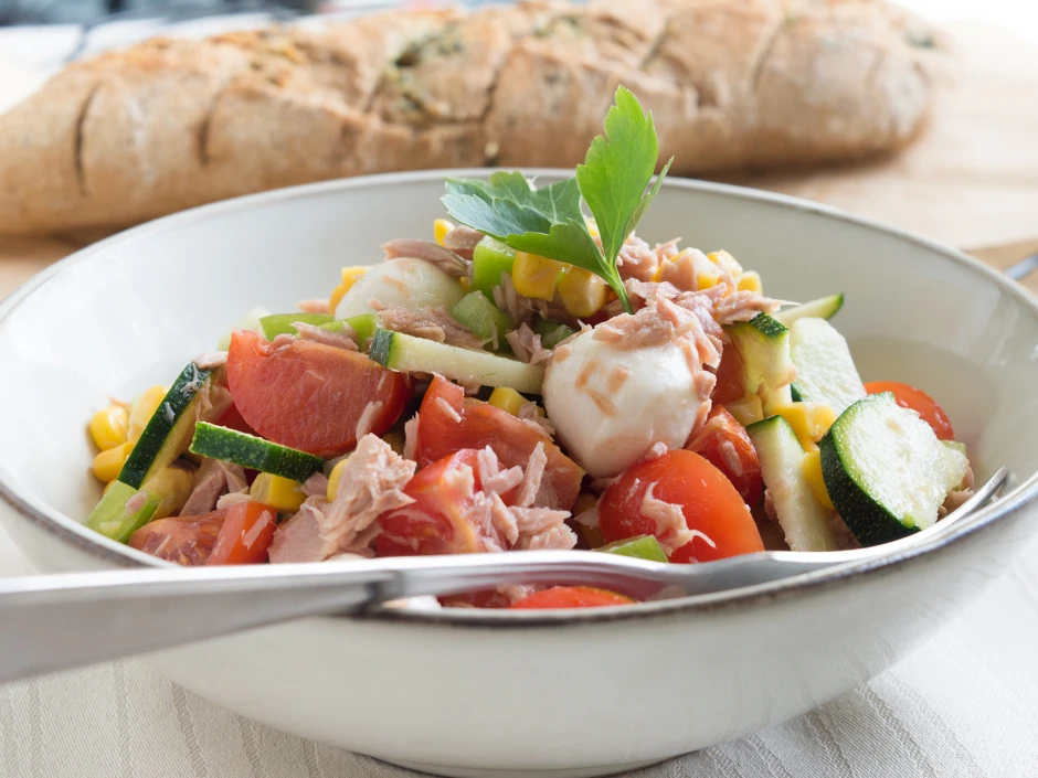 Thunfisch-Gemüse-Snack