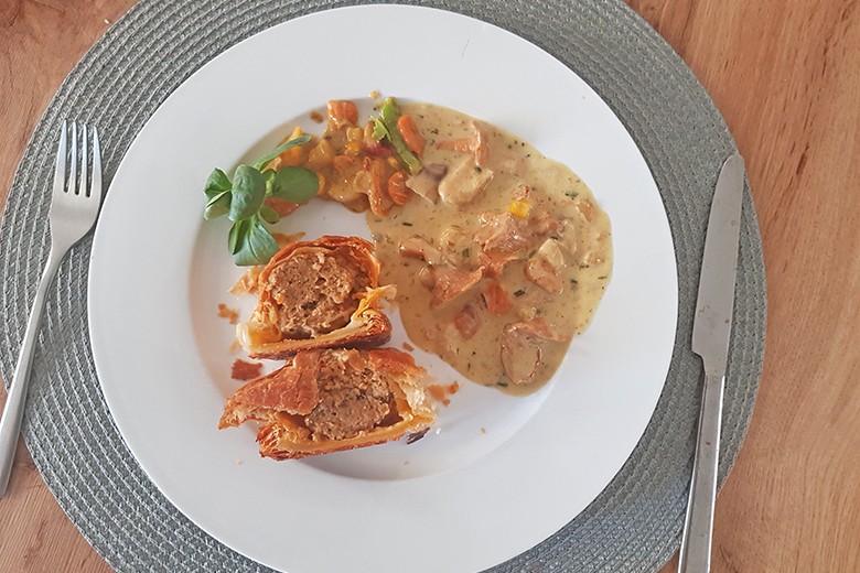 Fleischstrudel
