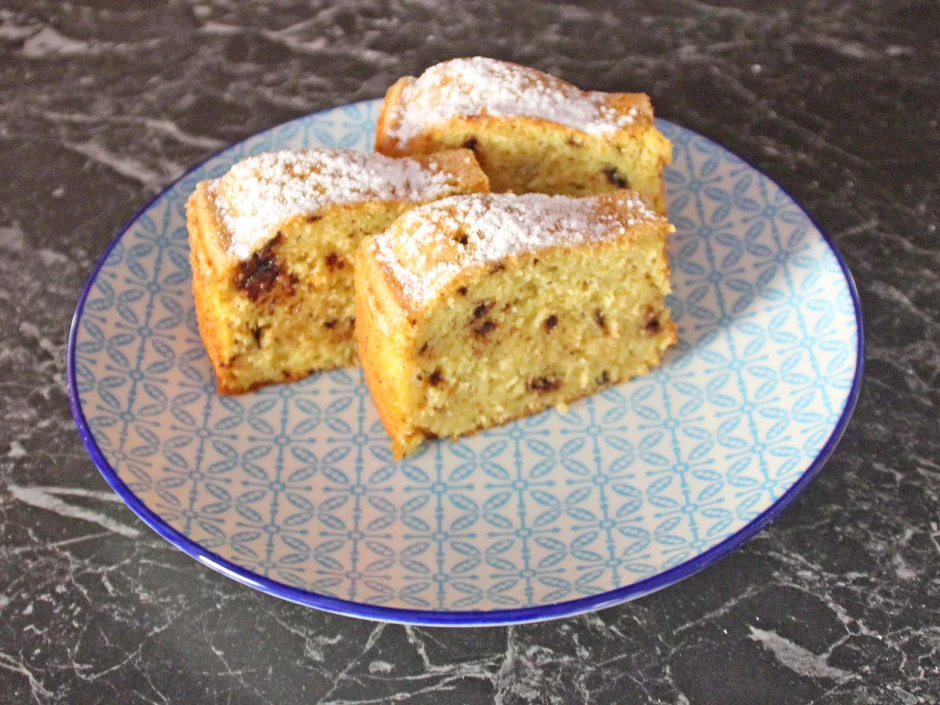 Kuchen mit Skyr und Schokost&uuml;cken