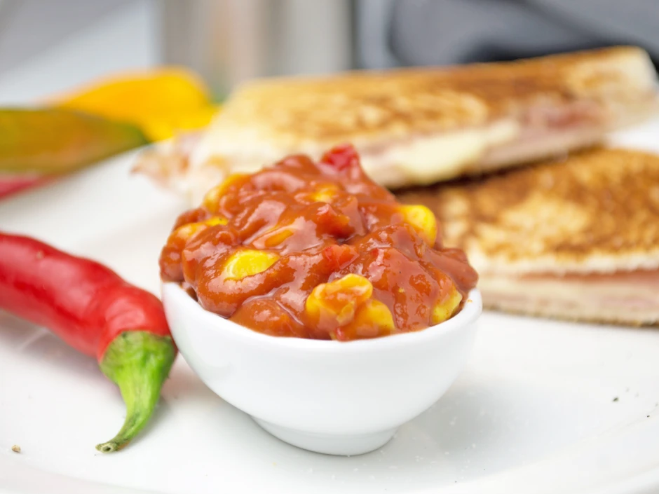 Scharfe Grillsauce