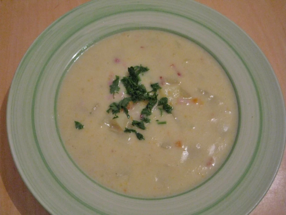 Würzige Kartoffelsuppe