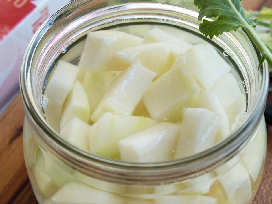 Fermentierter Kohlrabi