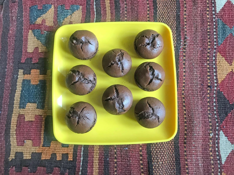 Schokoküchlein mit Marzipankern