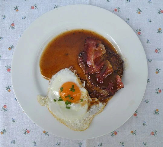 Rindersteak nach portugiesischer Art