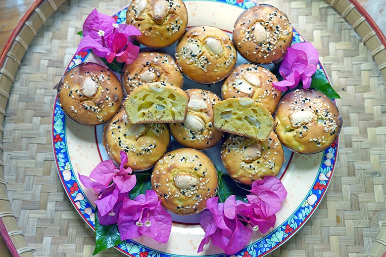 Orangenmuffins mit Kokosnuss