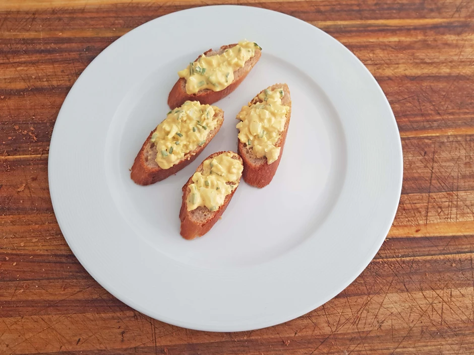 Eier Aufstrich mit Curry