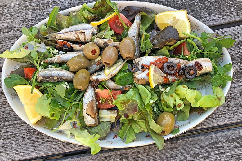 Marinierte Sardinen mit Zitrone