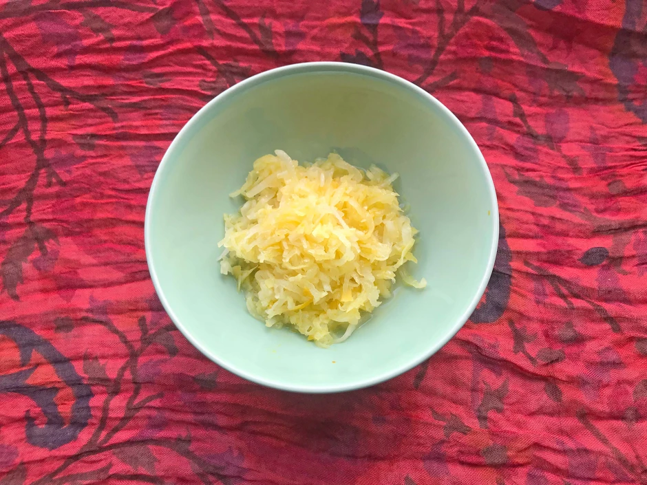 Rettichsalat mit Ingwer