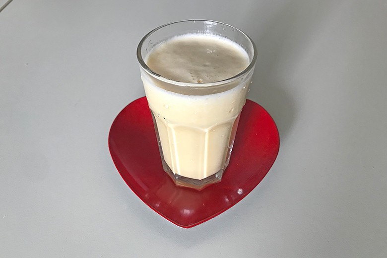 Orangenmilch