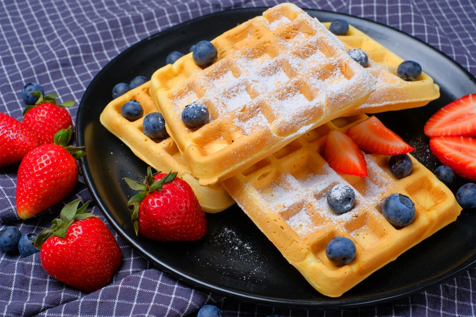 S&uuml;&szlig;e Waffeln Grundrezept