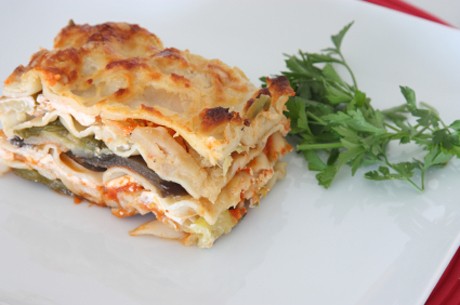 Gemüse Lasagne mit Zucchini