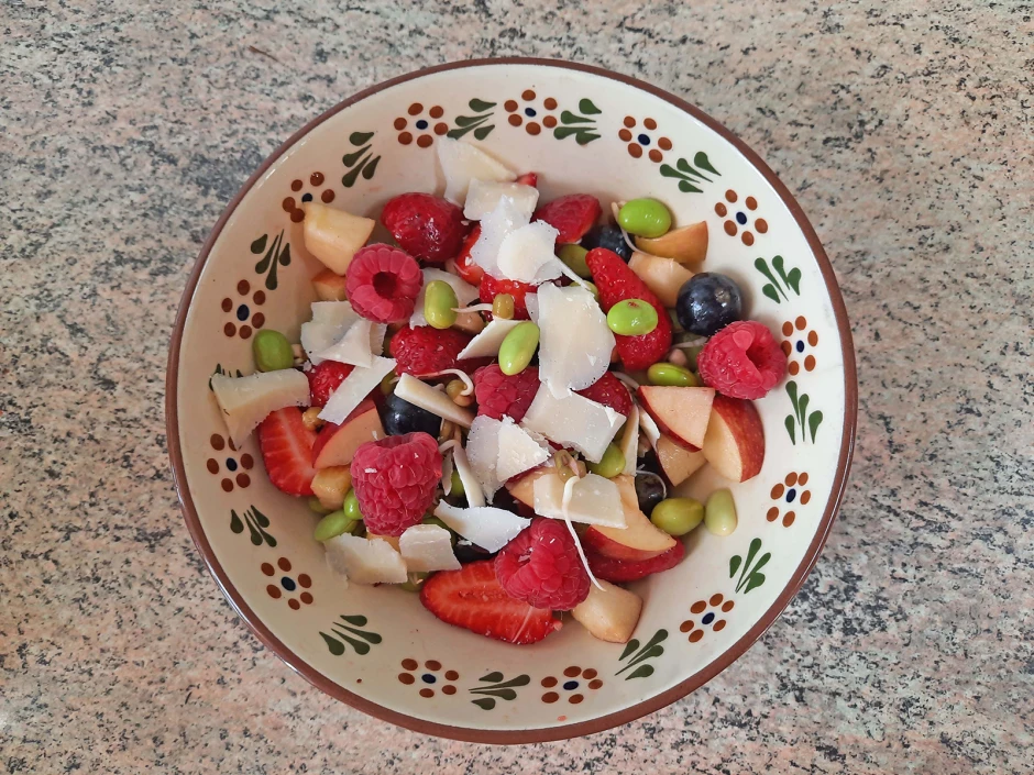 Obst - Edamame - Salat