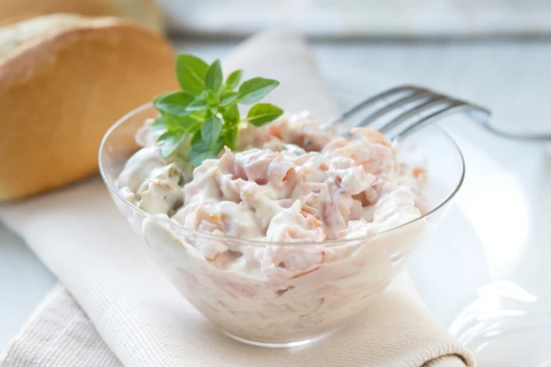 Leichter Schinkensalat