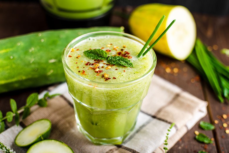 Gurken-Smoothie mit Kräuter