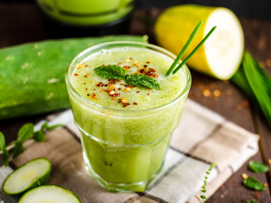 Gurken-Smoothie mit Kräuter