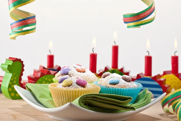 Smarties Muffins