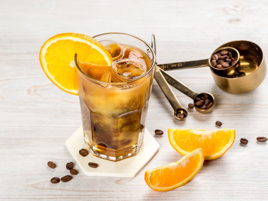 Orangensaft-Espresso