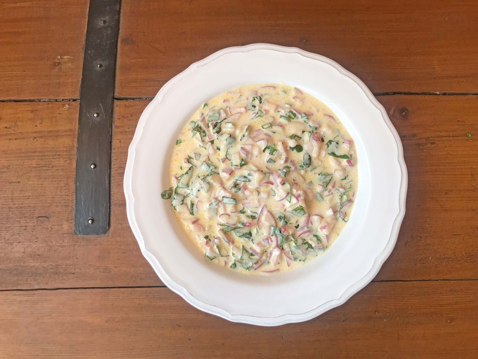 Radieschen-Löwenzahn-Salat