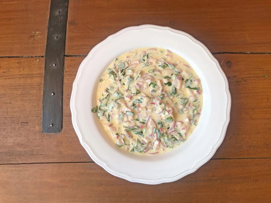 Radieschen-L&ouml;wenzahn-Salat