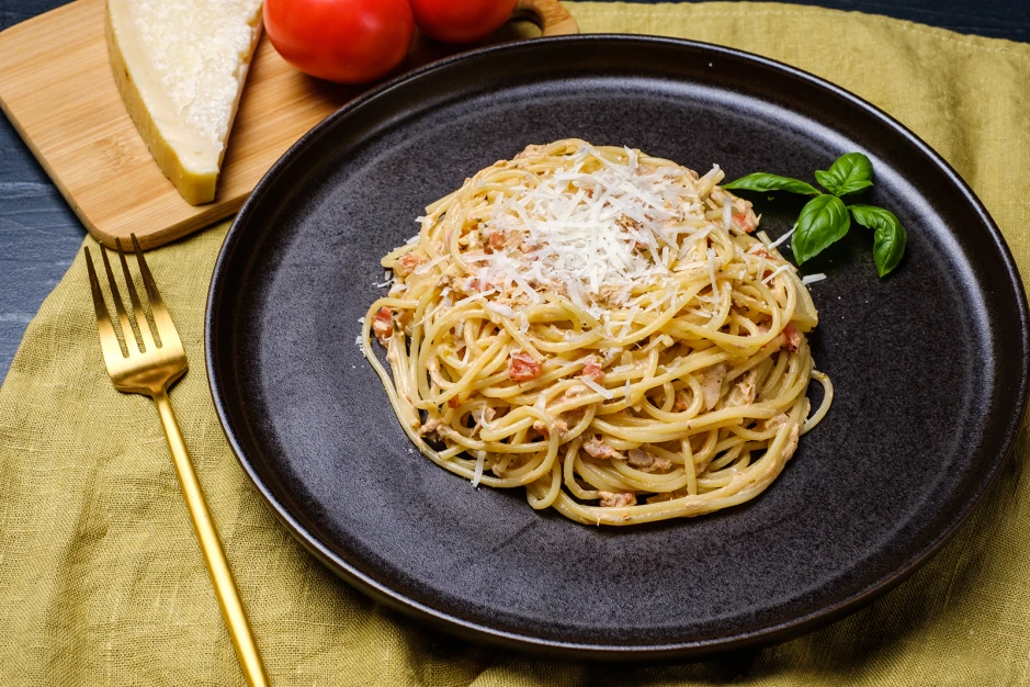 Spaghetti mit Thunfischsauce